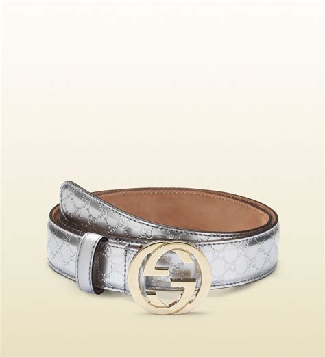 skinny silver gucci belt|reversible Gucci belt women's.